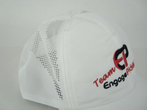 Bestsellers Team Engage Sport Lightweight Adjustable Hat Color White with  Red Lettering glamor model